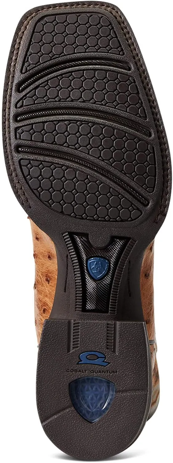 ARIAT Men's Quantum Primo Ostrich Square Toe Cowboy Boot