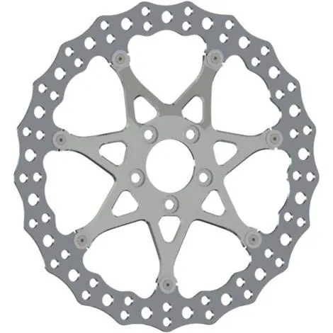 Arlen Ness 33-10102-203 14in. Two-Piece Floating Front Brake Rotor - Procross Chrome
