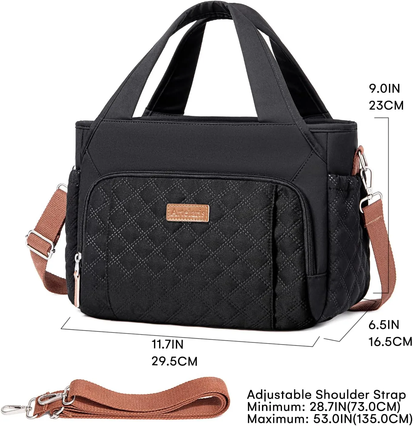 Artelaris Lunch Bag for Women, Insulated Lunch Box for Work,Large Leakproof Cooler lunch bag,Women's Lunch Tote Bag