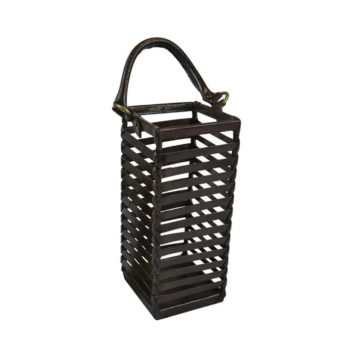Artisanal Single Bottle Leather Wine Carrier (2 Colors to Choose)