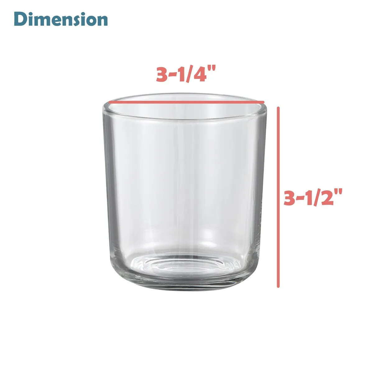 Aspen Creative 25709-4,Votive Candle Holder for Festival Decor,Wedding Parties,Holiday&Home Decor,3-1/4"Dia. x 3-1/2"H,4PK