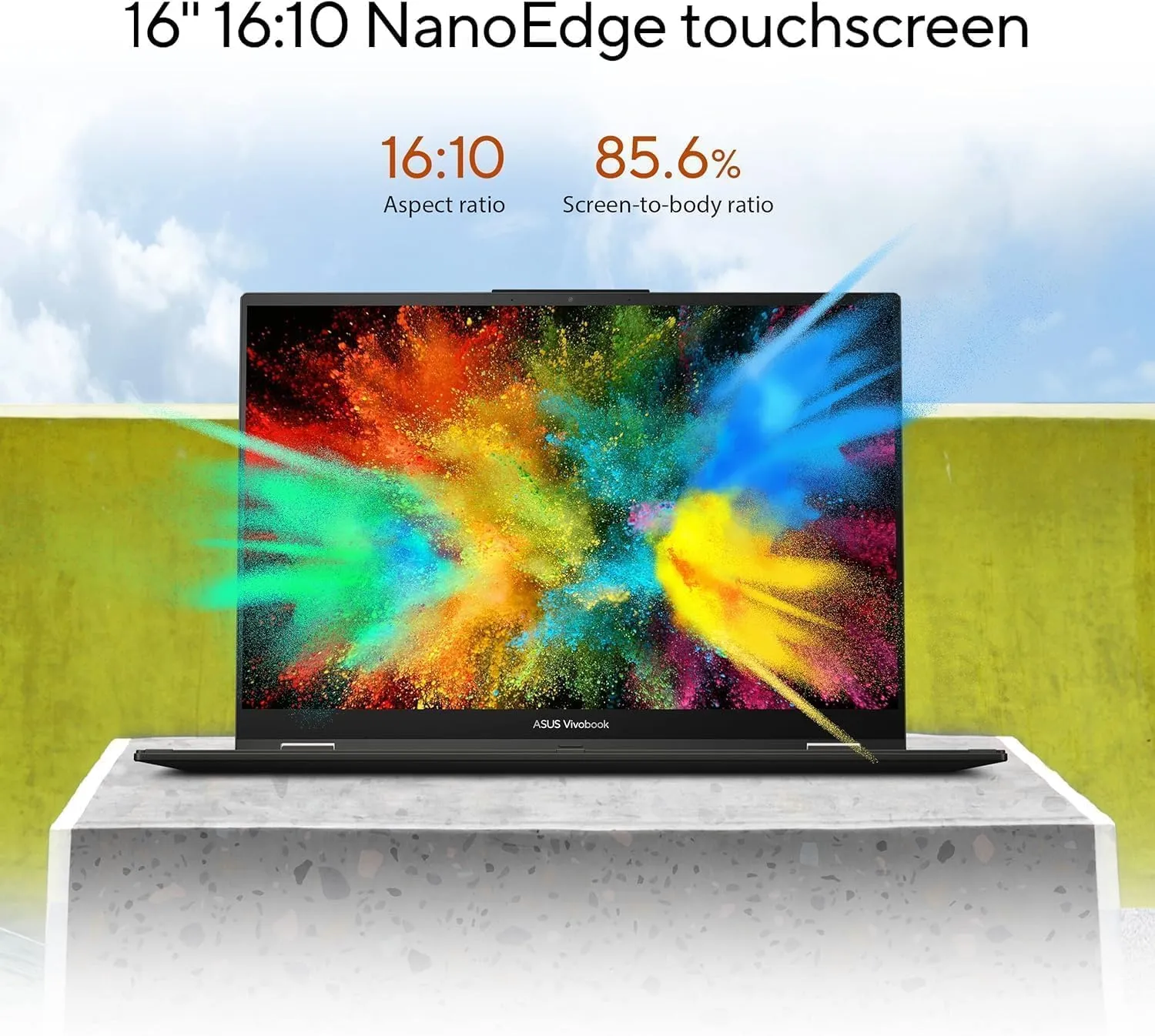 ASUS Vivobook S 16 Flip 2-in-1 Laptop (16" FHD  Touchscreen, Intel 10-Core i5-1335U (> i7-1255U), 40GB RAM, 1TB SSD) for Creator, Designer, Backlit, Fingerprint, 1080p IR Webcam, Win 11 Pro w/Copilot
