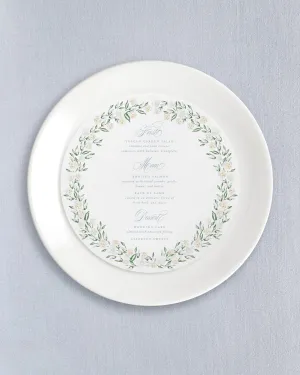 Augusta Round Dinner Menus