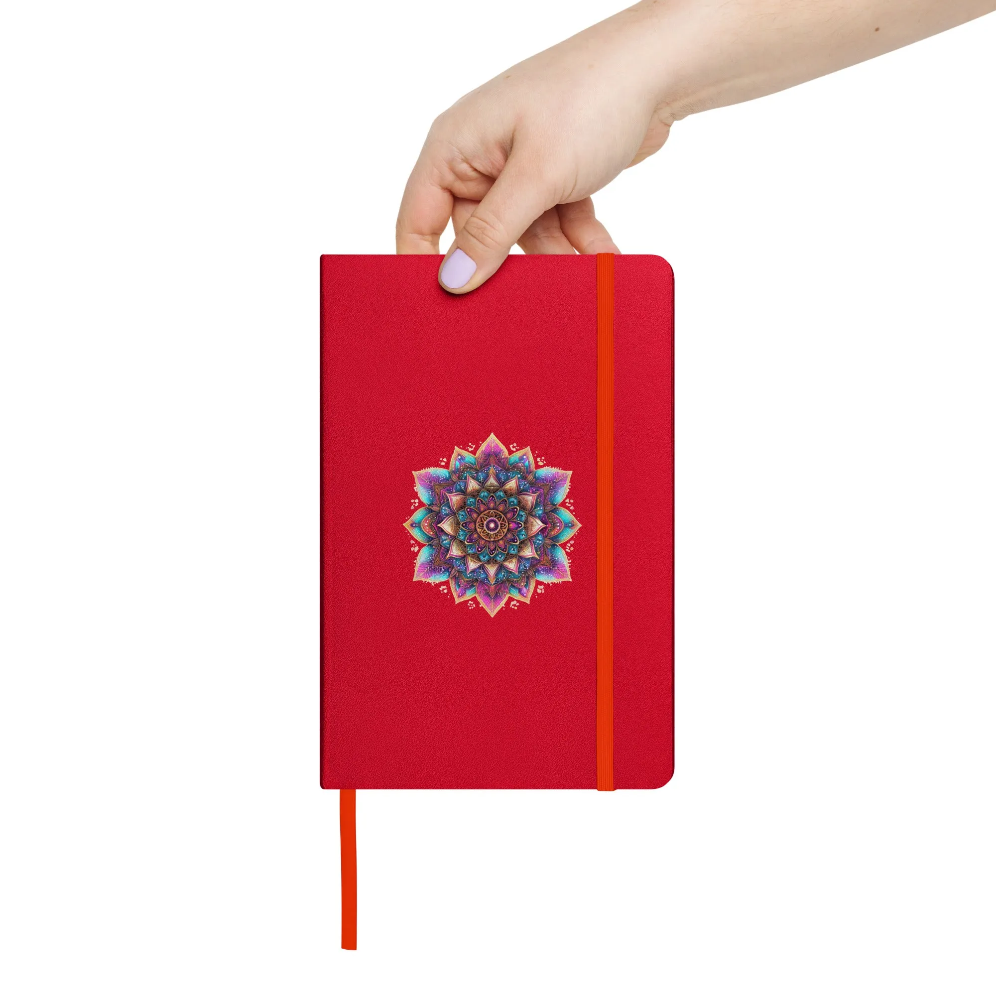 Aurora Mandala Hardcover bound notebook