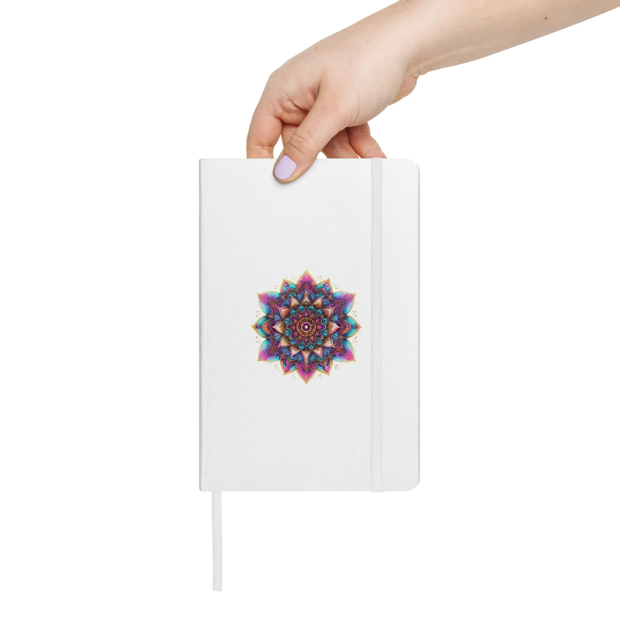 Aurora Mandala Hardcover bound notebook