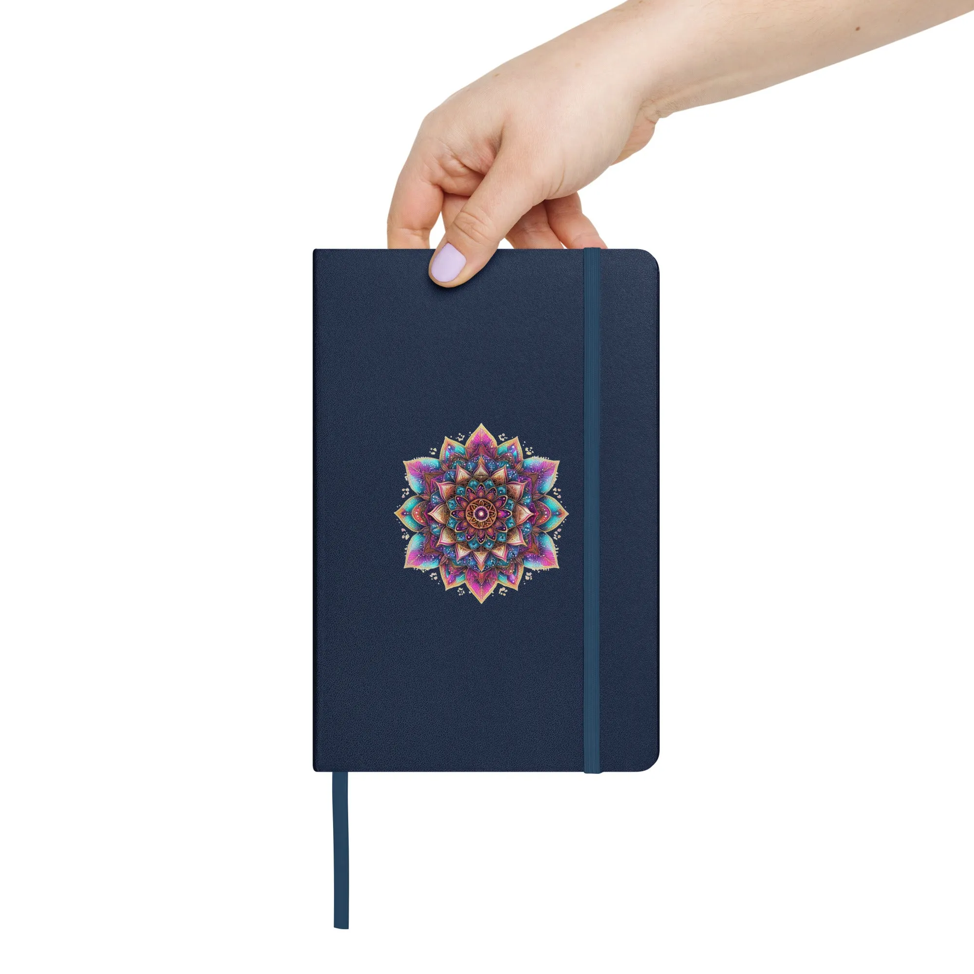 Aurora Mandala Hardcover bound notebook