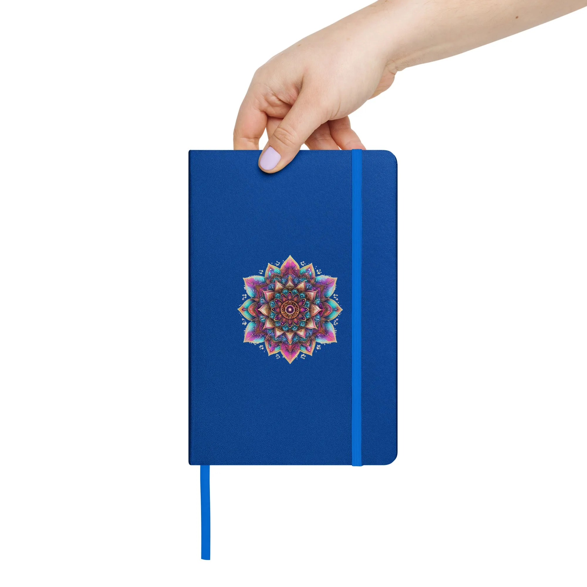 Aurora Mandala Hardcover bound notebook