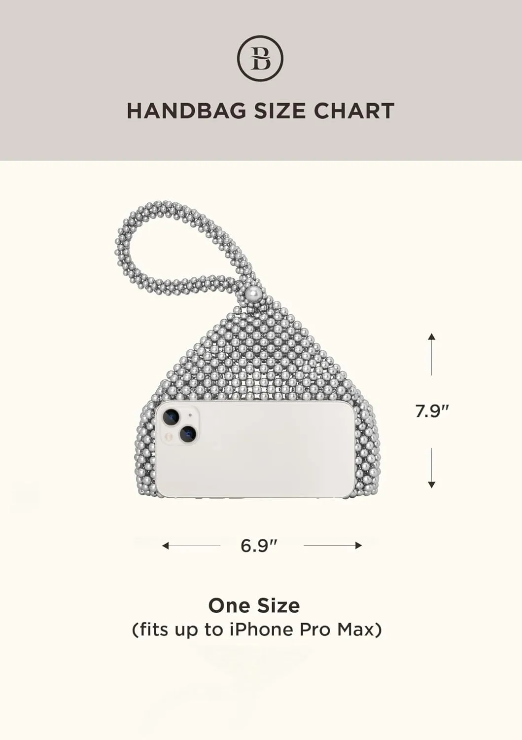 BABEYOND Pearl Clutch Purse Evening Bags for Women Elegant Triangle Purse for Wedding Bride Party Prom