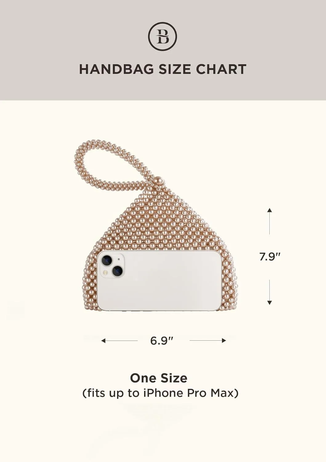 BABEYOND Pearl Clutch Purse Evening Bags for Women Elegant Triangle Purse for Wedding Bride Party Prom