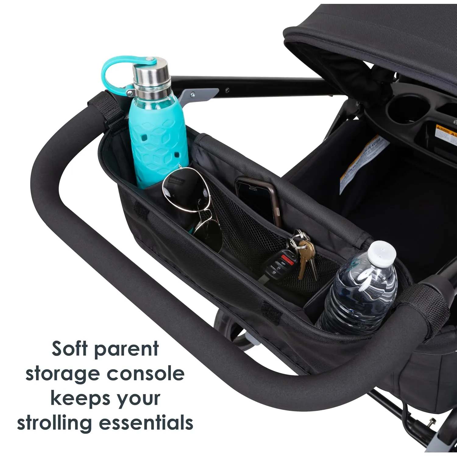 Baby Trend Expedition 2-in-1 Stroller Wagon PLUS, Ultra Black