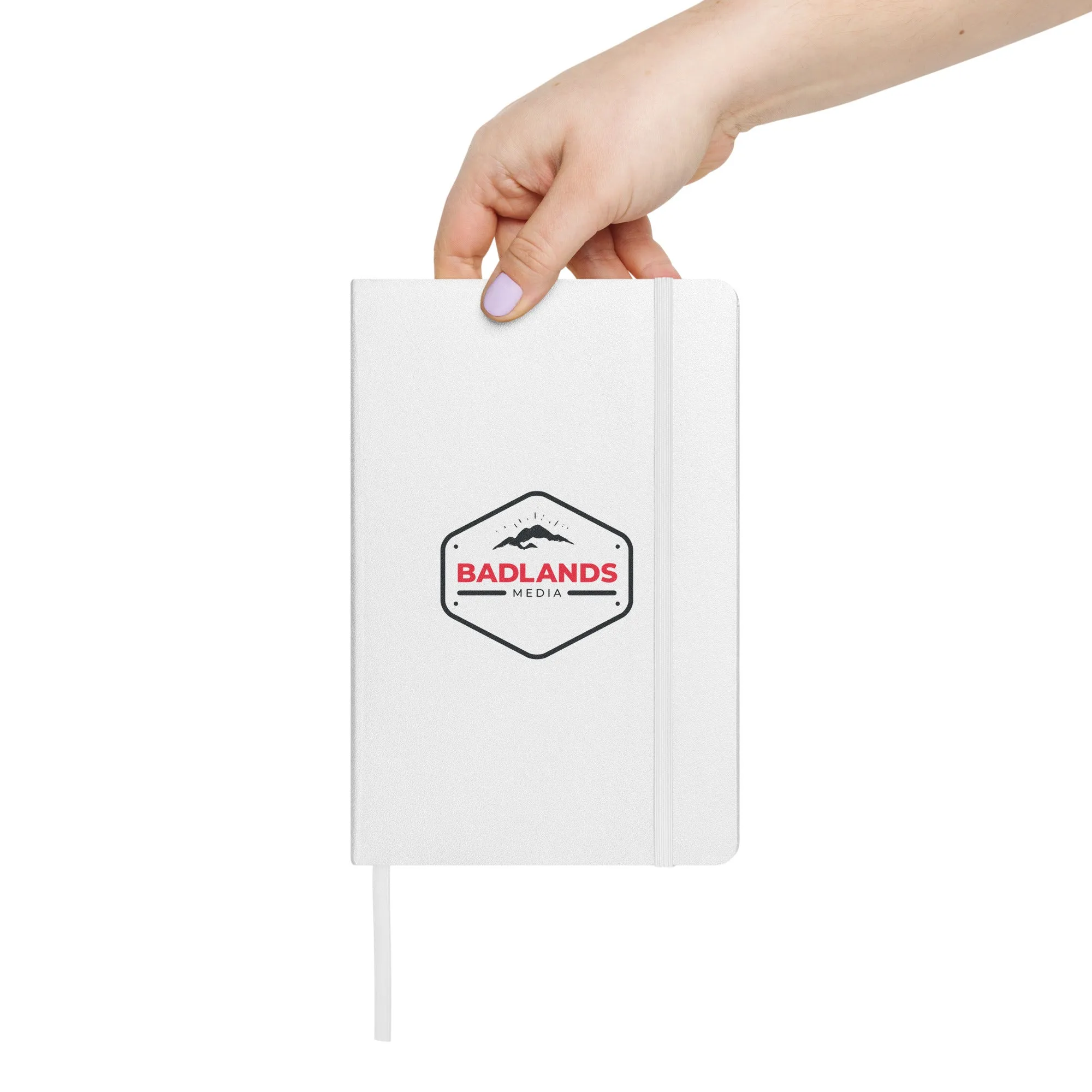 Badlands Hardcover bound notebook (red/blk logo)