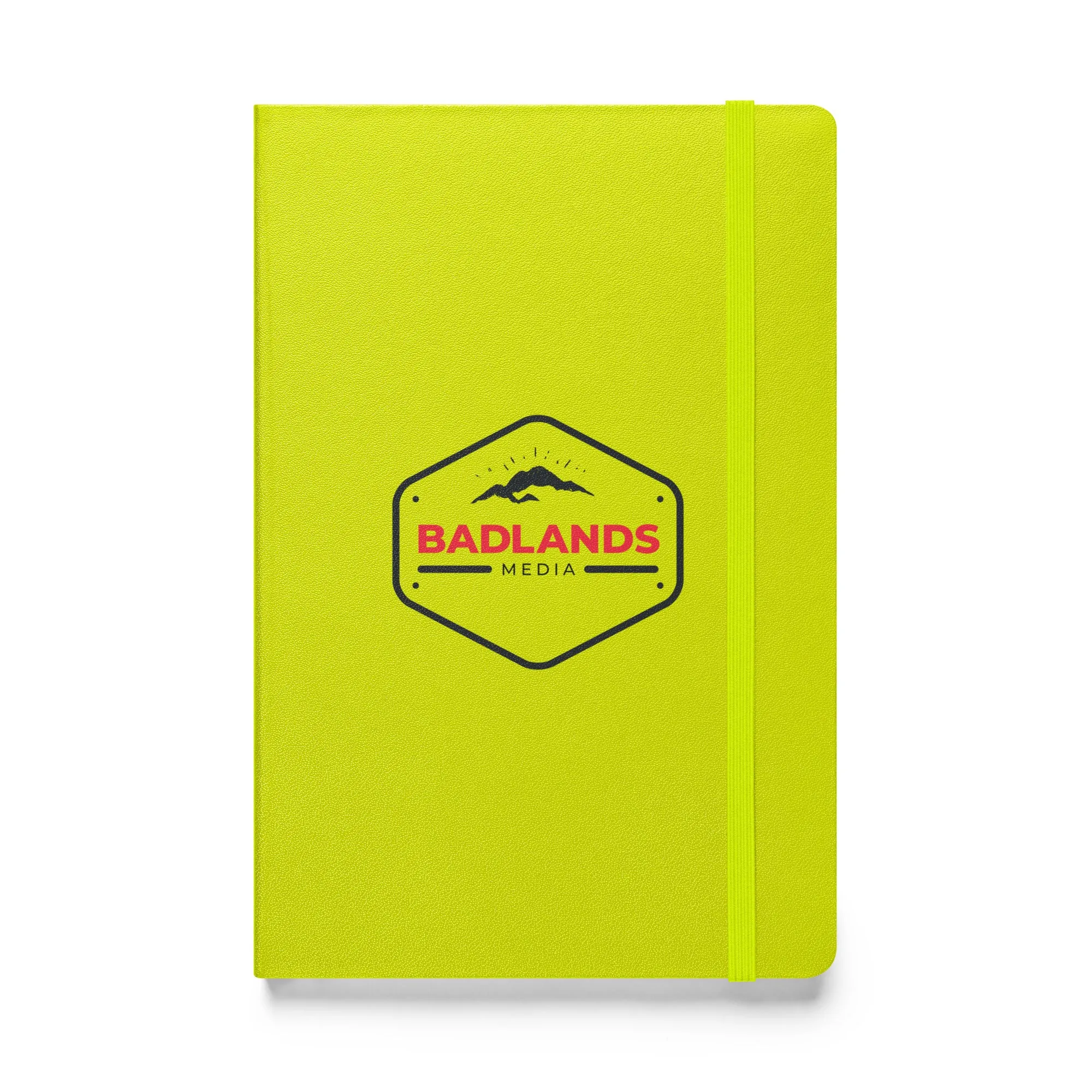 Badlands Hardcover bound notebook (red/blk logo)