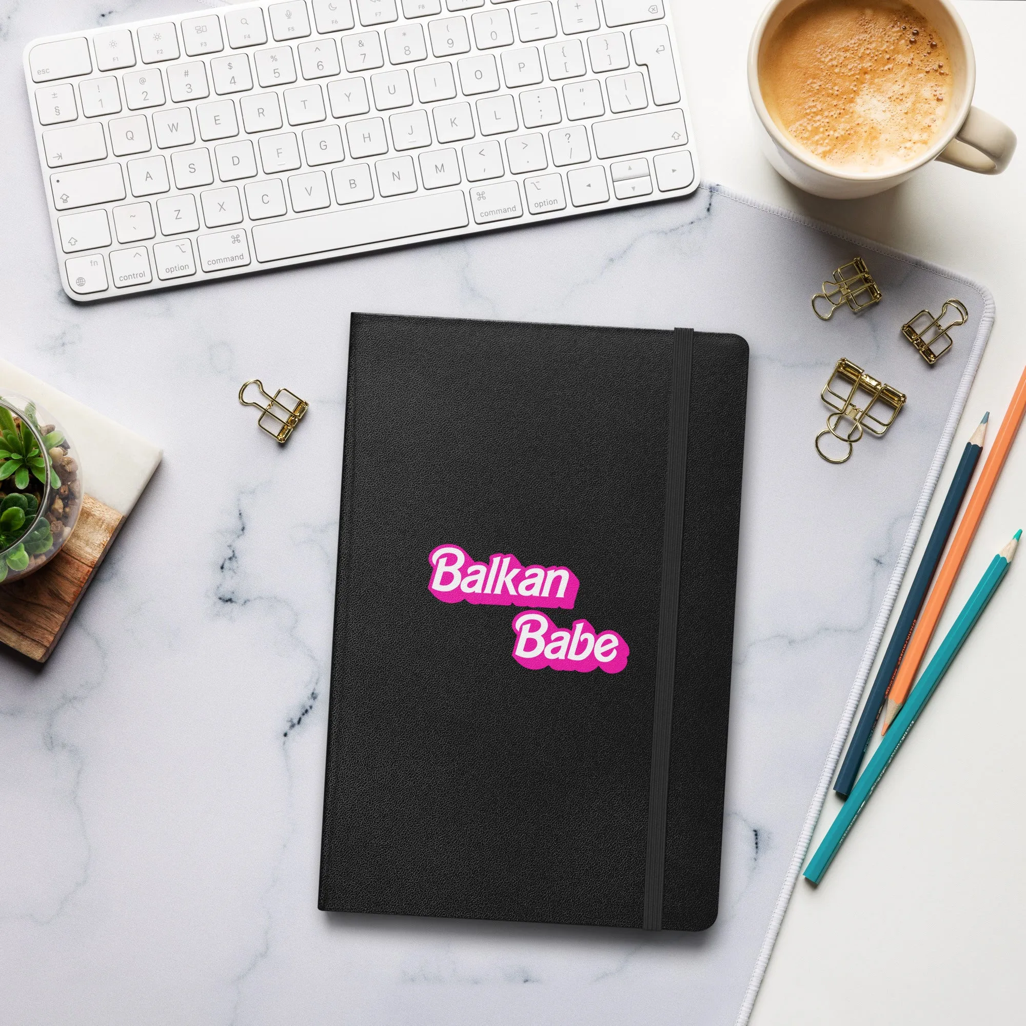 Balkan Babe Hardcover Notebook