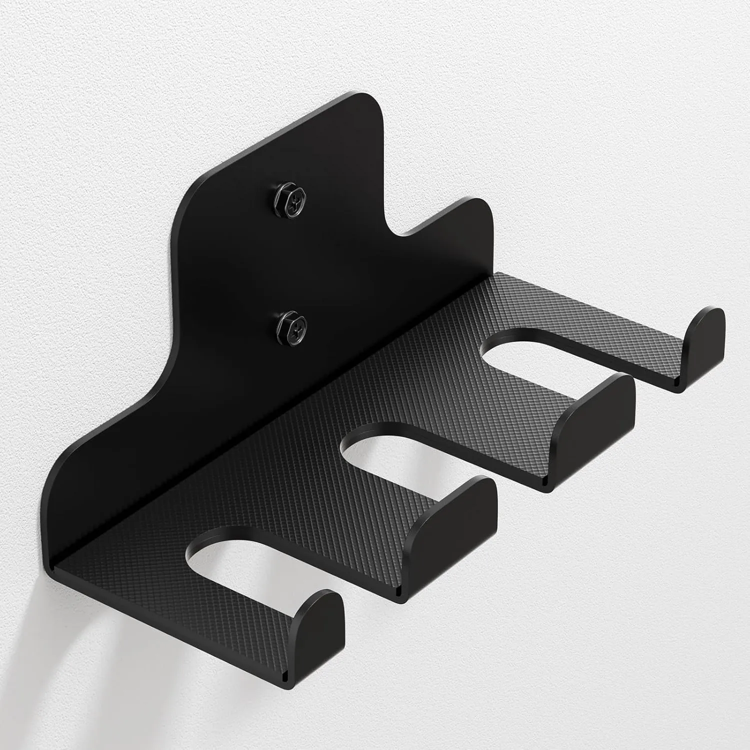 Barbell Wall Holder,Single Barbell wall Mount Hanger,Garage Gym Bar Wall Rack,Vertical Olympic Hanger wall Mount Rack,Space Saving Gym Accessory,Holds Under 33mm Bar Size(Black)