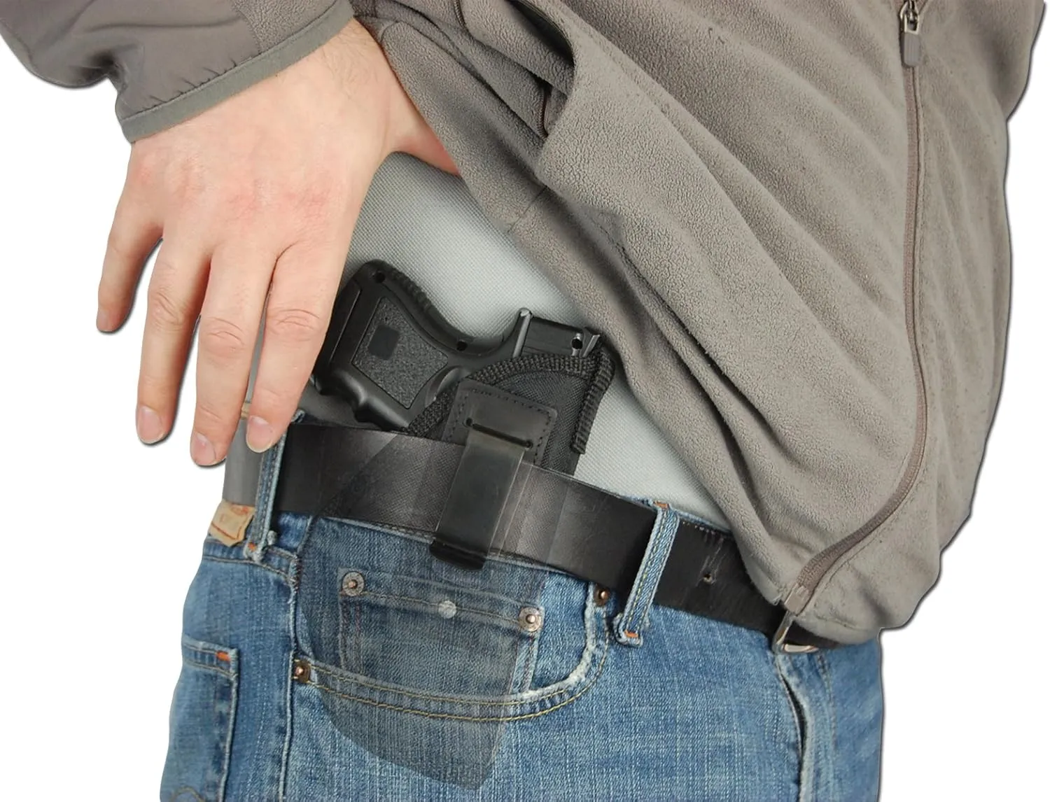 Barsony Concealment IWB Holster for Ruger SR9C and SR40C with Laser