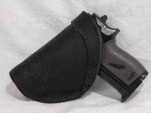 Barsony New Black Leather Inside The Waistband Holster for Mini/Pocket 22 25 380