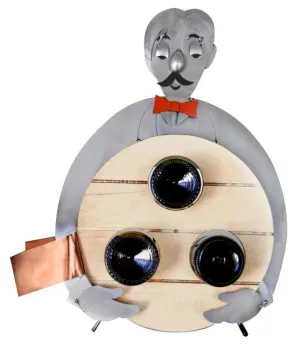 Bartender 3 Wine Bottle Barrel Rack