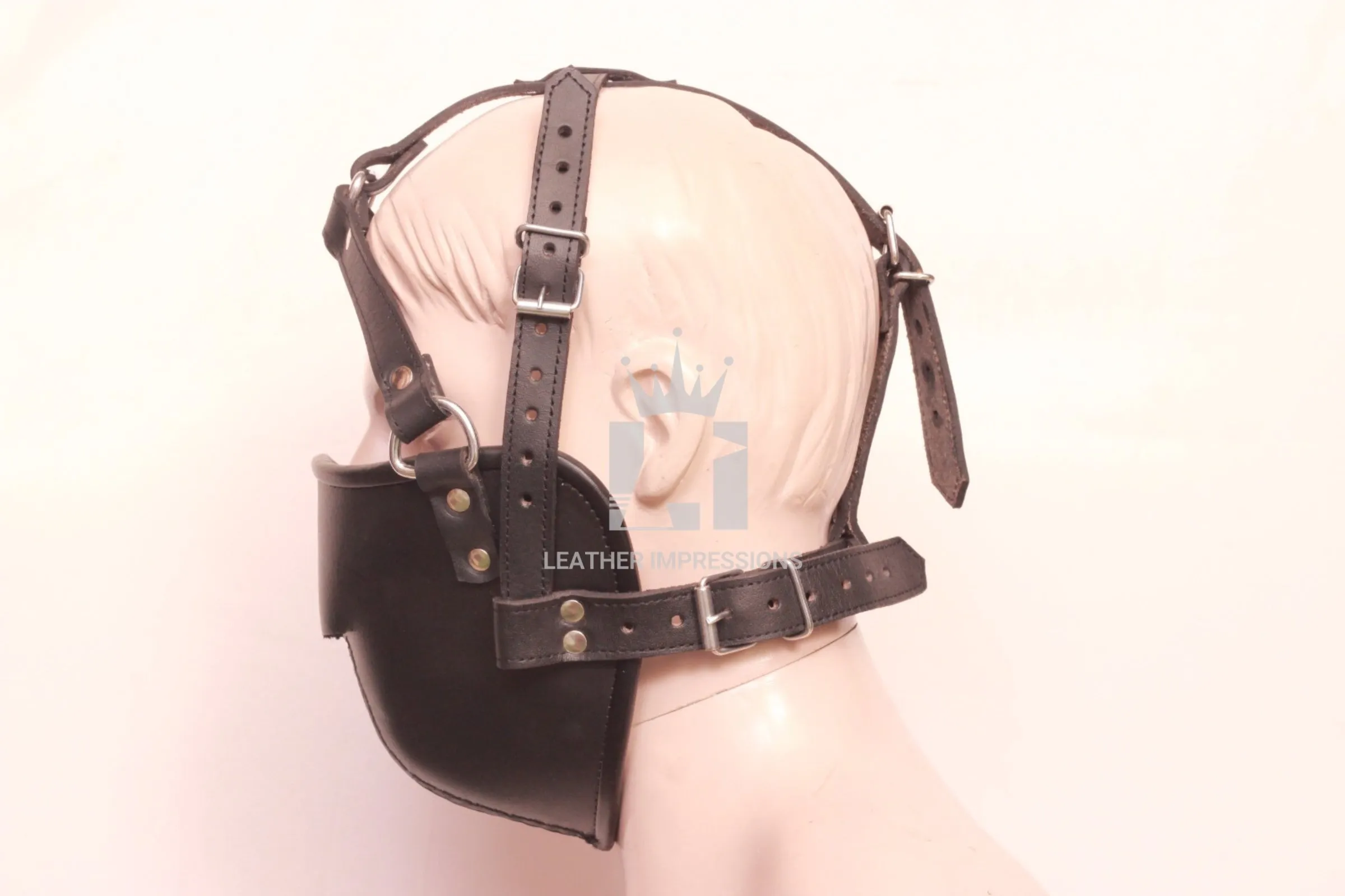 BDSM Head Harness And Muzzle