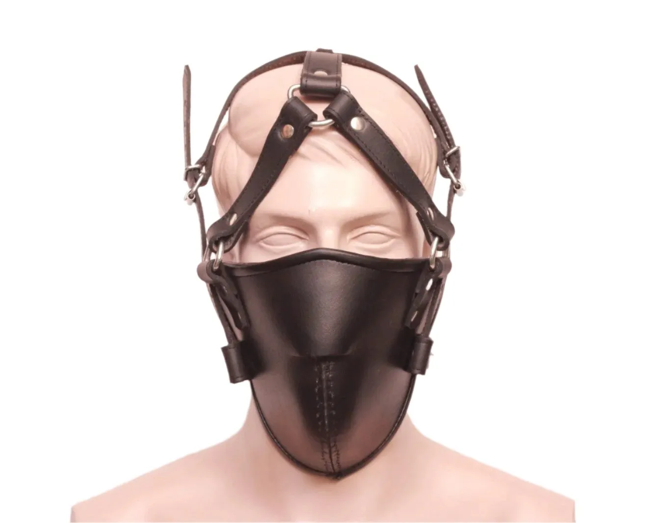 BDSM Head Harness And Muzzle