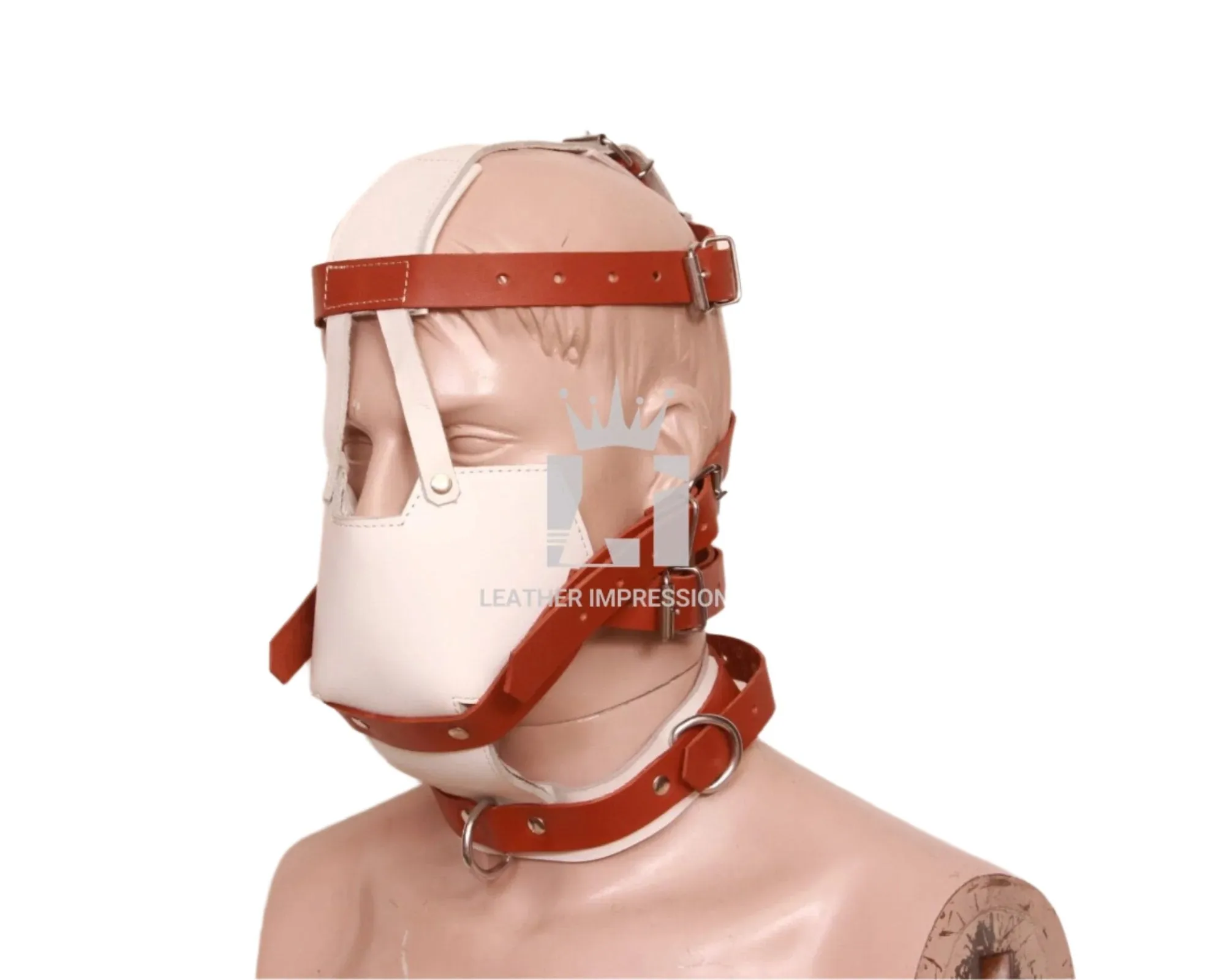 BDSM Muzzle With Bondage Head Harness