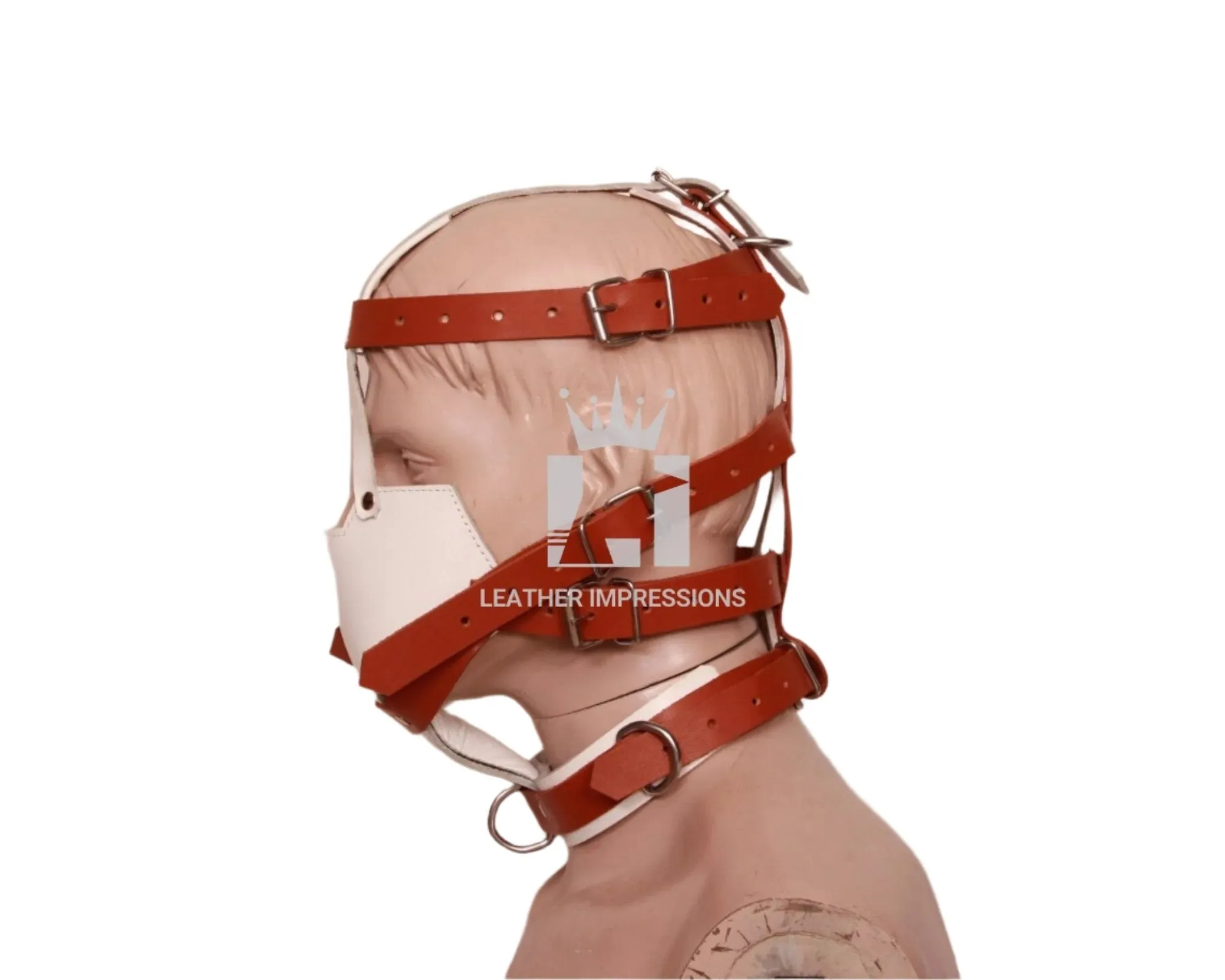 BDSM Muzzle With Bondage Head Harness