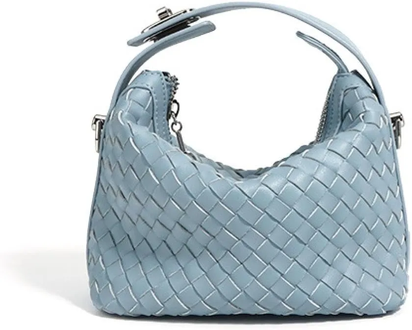 Bento Armpit Leather HandWoven Lunch Box Women's Bag