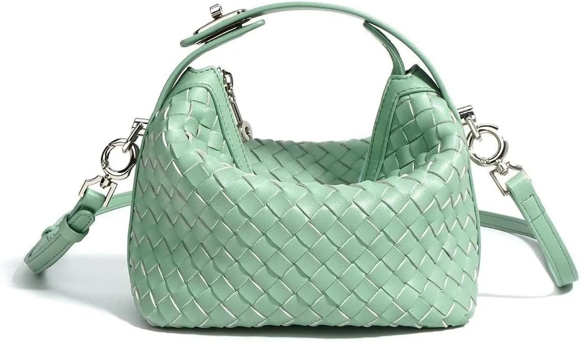 Bento Armpit Leather HandWoven Lunch Box Women's Bag
