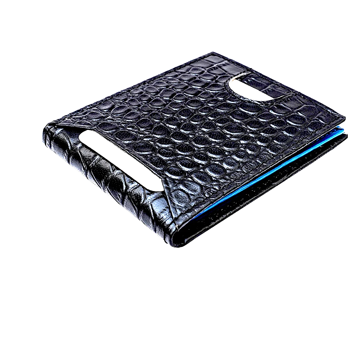 Bi Fold card holder croc pattern with 13 c/c