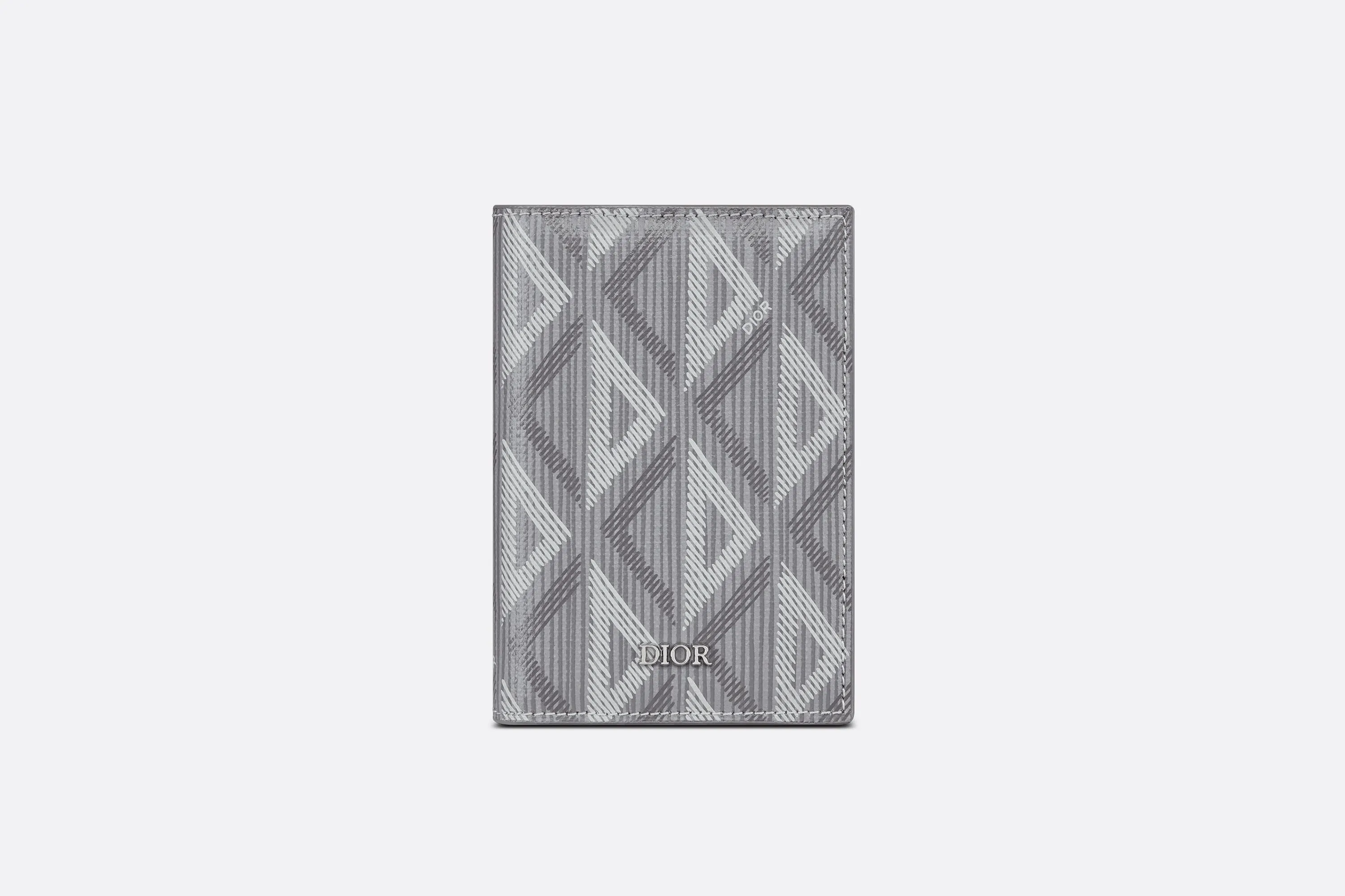 Bi-Fold Card Holder • Dior Gray CD Diamond Canvas
