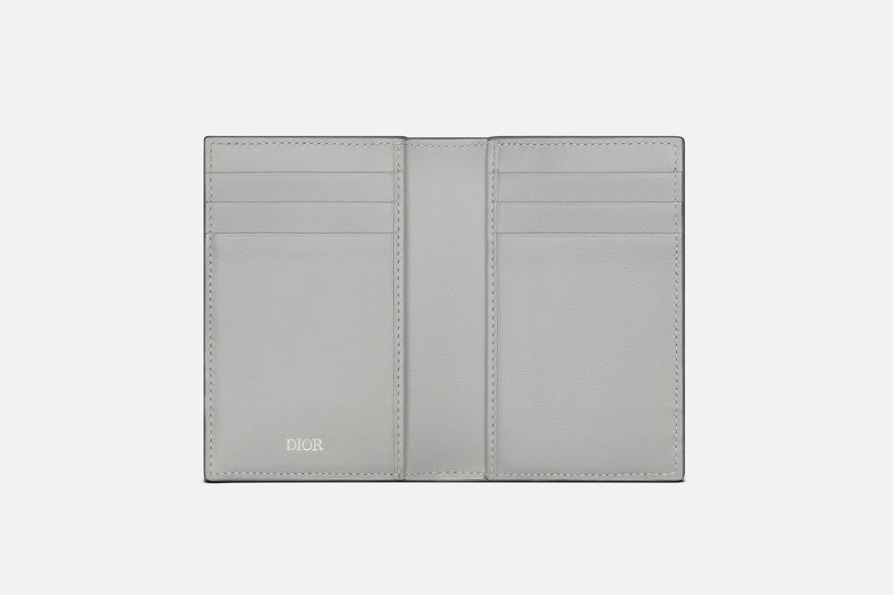 Bi-Fold Card Holder • Dior Gray CD Diamond Canvas