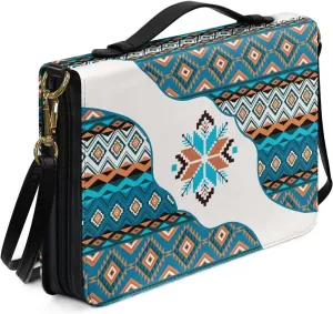 Bible Tote Bag with Handle, Waterproof Bible Accessories PU Leather Bible Case with Shoulder Strap