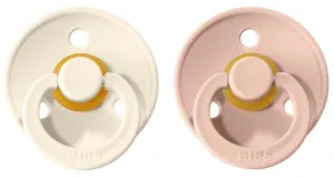 BIBS Pacifier 2 Pack - Blush / Ivory