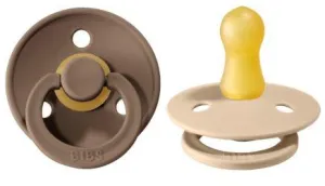 BIBS Pacifier 2 Pack - Dark Oak / Vanilla