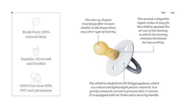 BIBS Pacifier 2 Pack - Deep Space