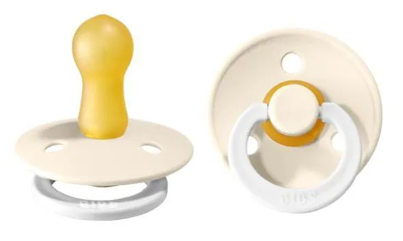 BIBS Pacifier 2 Pack Glow - Ivory Glow