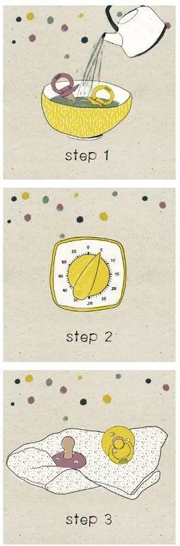 BIBS Pacifier 2 Pack - Mustard / Ivory Tie Dye