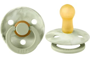 BIBS Pacifier 2 Pack - Sage / Ivory Tie Dye