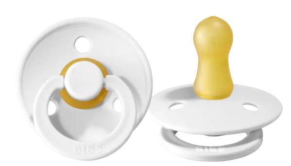 BIBS Pacifier 2 Pack - White