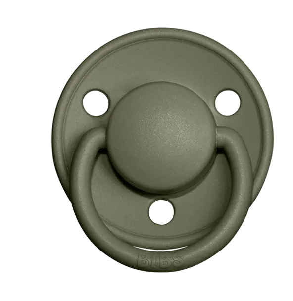 BIBS Pacifier De Lux Latex 2 Pack - Hunter Green