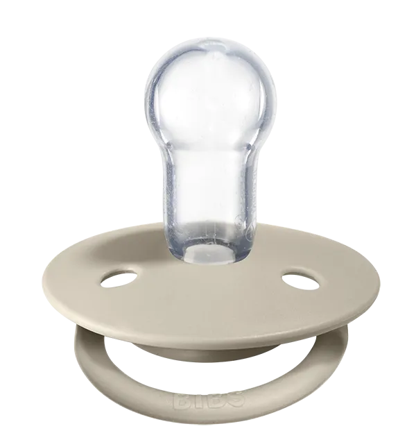 BIBS Pacifier De Lux Silicone 2 Pack - Vanilla