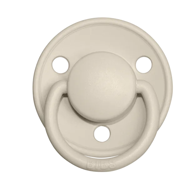 BIBS Pacifier De Lux Silicone 2 Pack - Vanilla