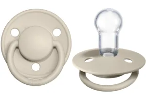 BIBS Pacifier De Lux Silicone 2 Pack - Vanilla