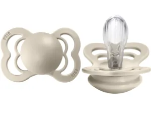 BIBS Supreme Silicone Pacifier 2 Pack - Vanilla