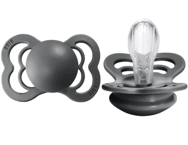 BIBS Supreme Silicone Pacifier - Iron