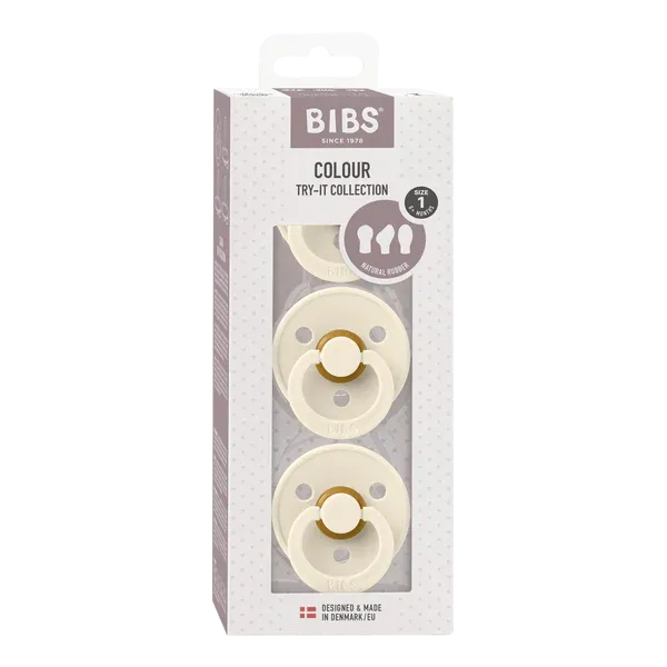 BIBS Try-It Collection 3 Pack Ivory