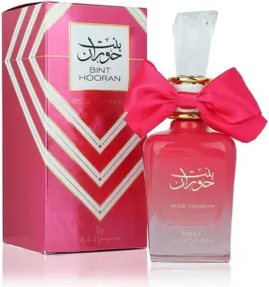 Bint Hooran Rose Passion Eau de Parfum for Women – Long Lasting Floral Oriental Fragrance – Elegant & Romantic Scent – 100ml (3.4oz)