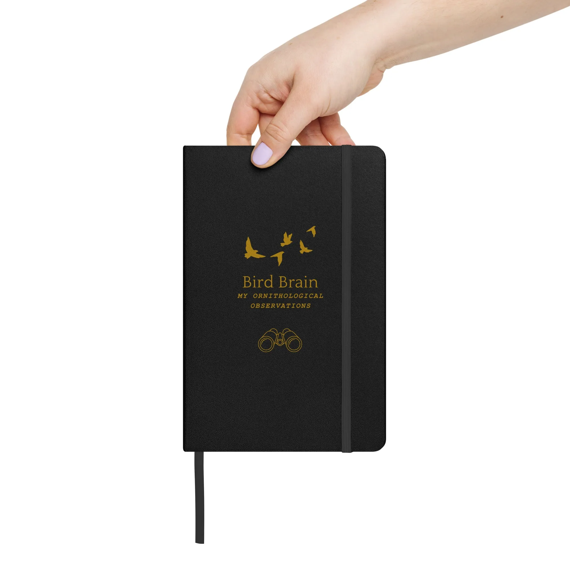 Bird Brain Hardcover Notebook