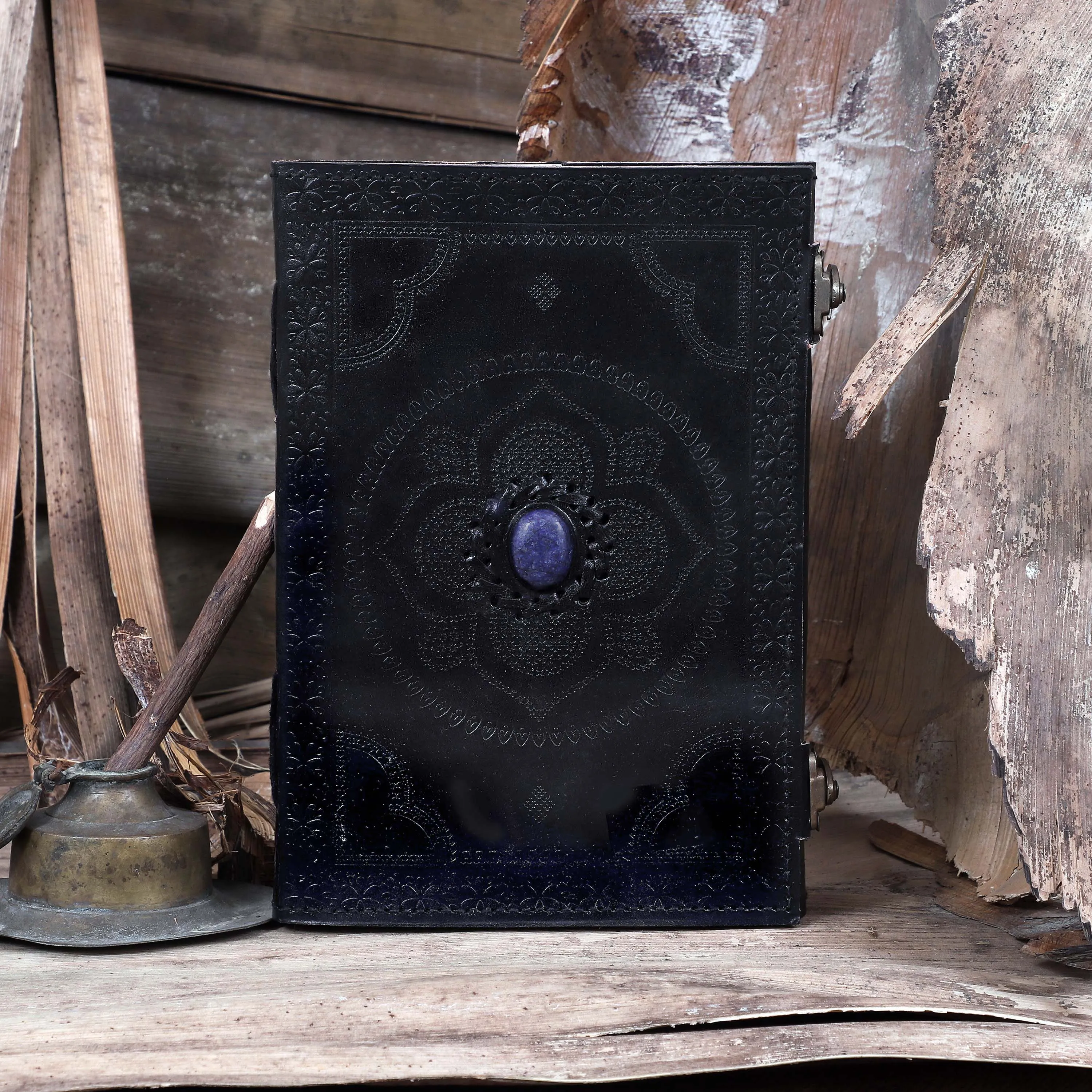 BLACK STONE LEATHER JOURNAL