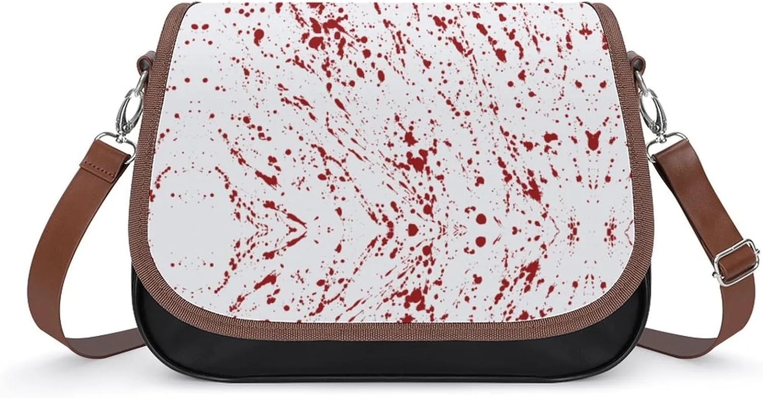 Blood Soaked, Bloody Horror Fright Halloween Women's Shoulder Bag, Handbag, Crossbody Bag