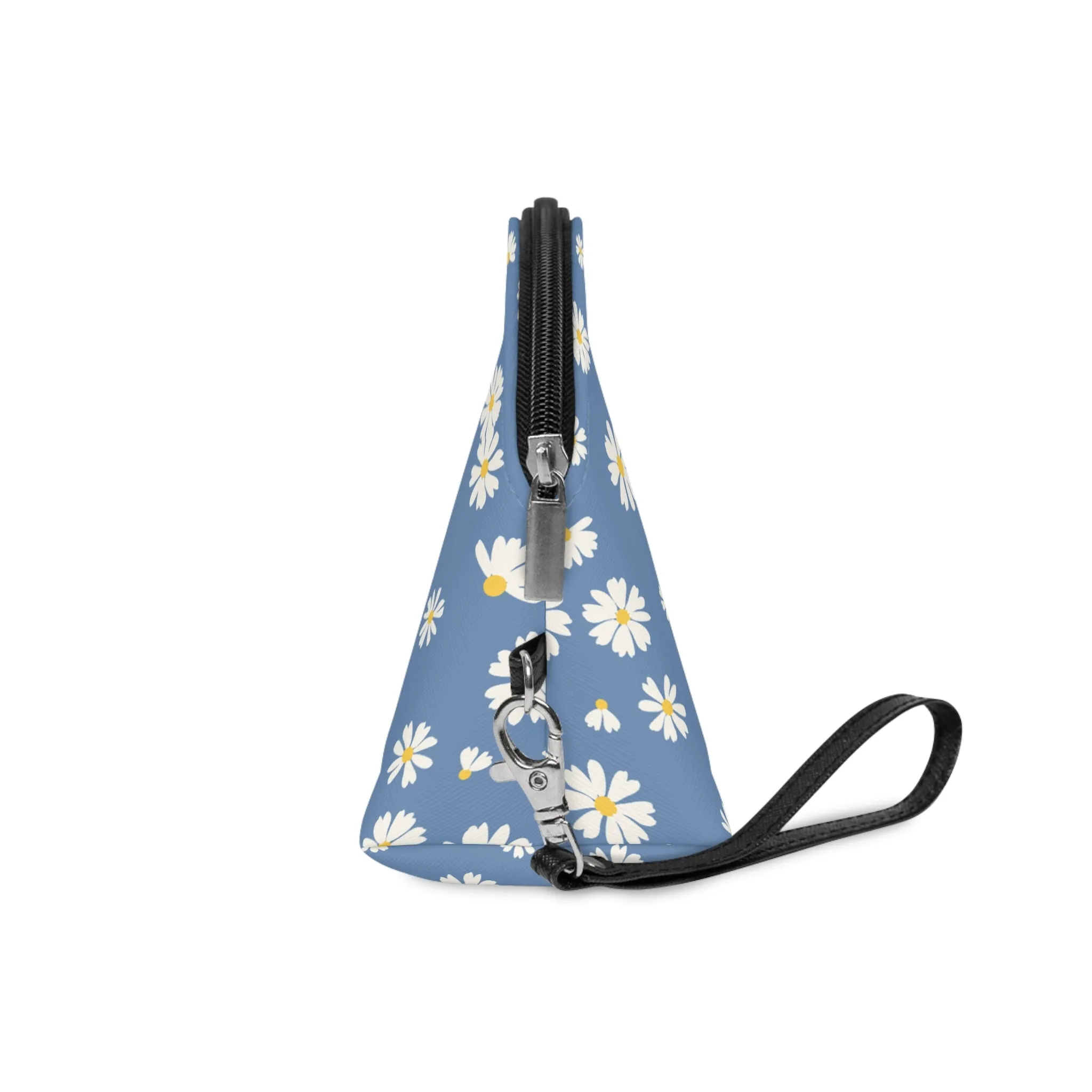 Blue Skies Daisies Makeup Bag